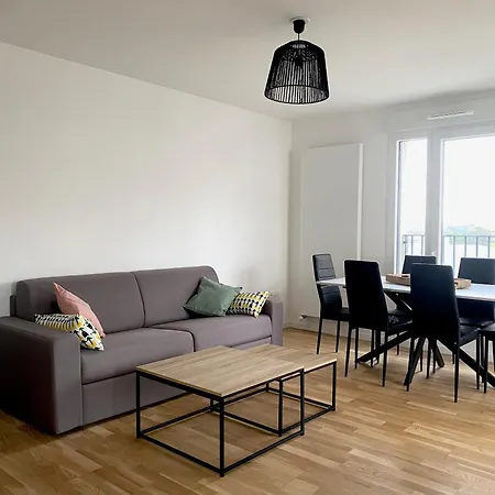 3 Pieces Tout Neuf De Haut Standing A 10Mn De Paris Avec Terrasse Vue Sacre Coeur Asnieres-sur-Seine Exterior photo